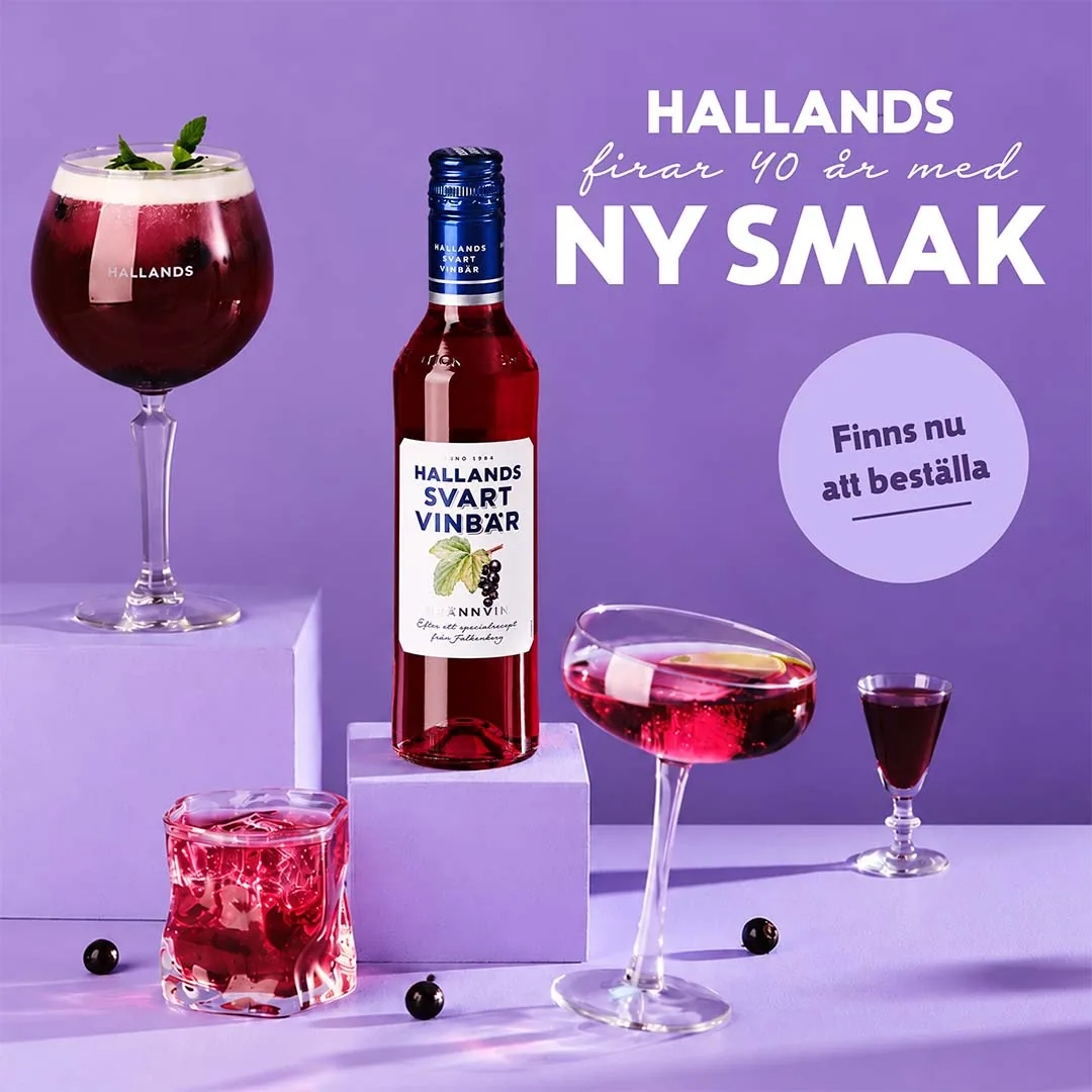 Hallands firar 40 år med ny smak