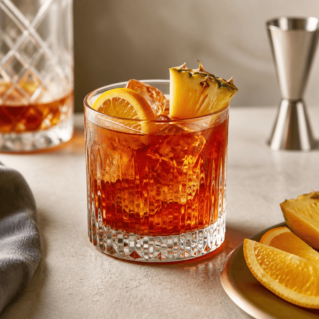 Ananasinfuserad Negroni