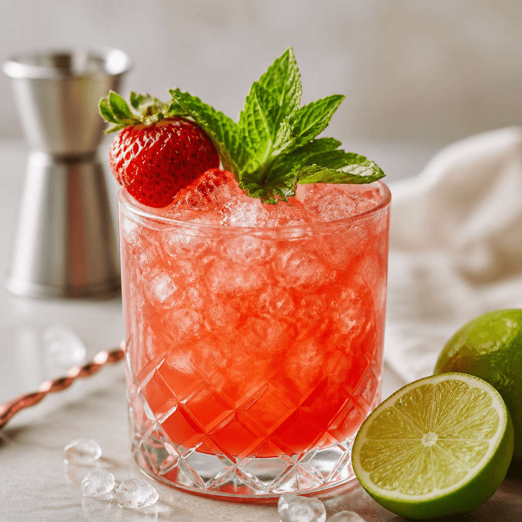 Bitter Strawberry Mai Tai