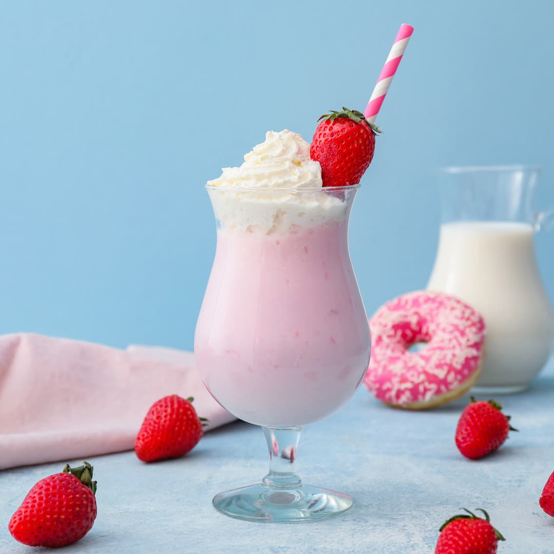 Hard Strawberry Milkshake