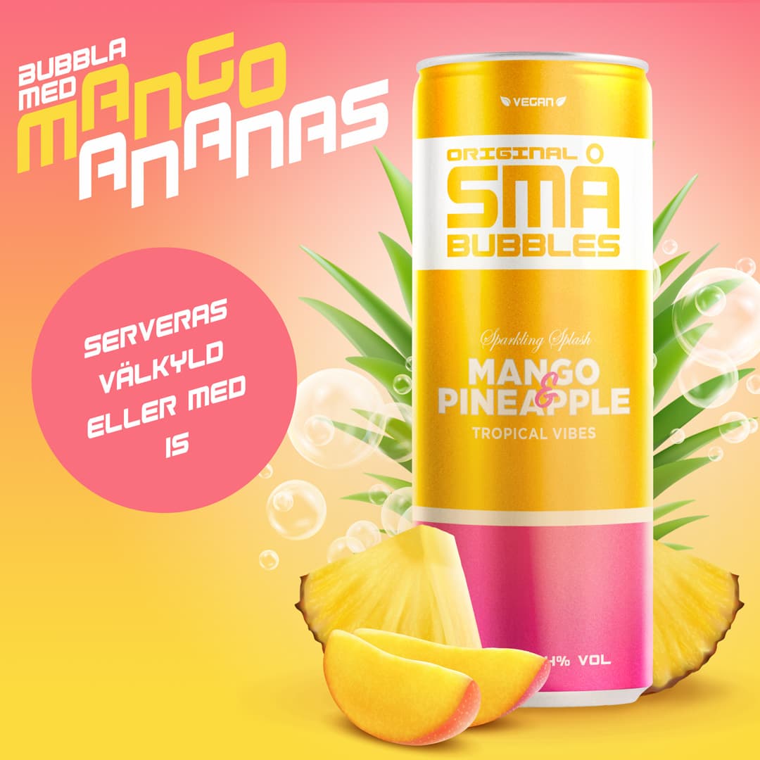 Små Bubbles Mango & Pineapple Små Bubbles Mango & Pineapple