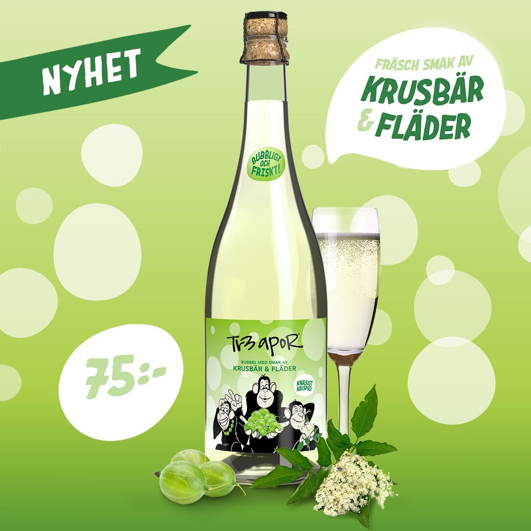 Tr3 Apor Krusbär & Fläder Tr3 Apor Krusbär & Fläder